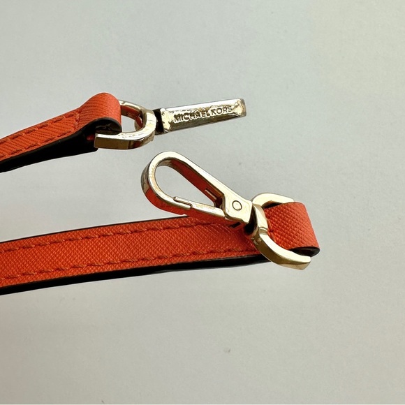 Michael Kors Orange Small Tote - Picture 5 of 7
